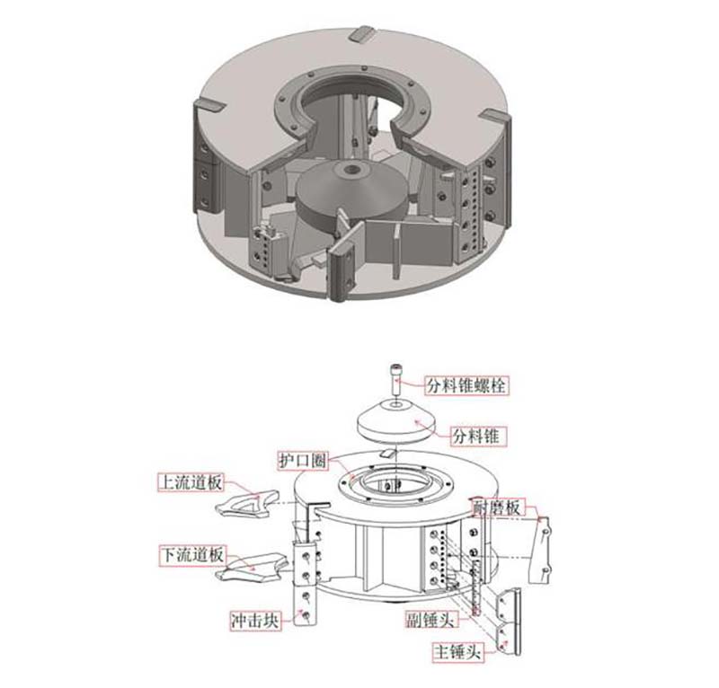 VSIA7制砂機(jī)四口葉輪設(shè)計(jì)圖