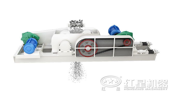 對輥式破碎機生產(chǎn)細(xì)沙